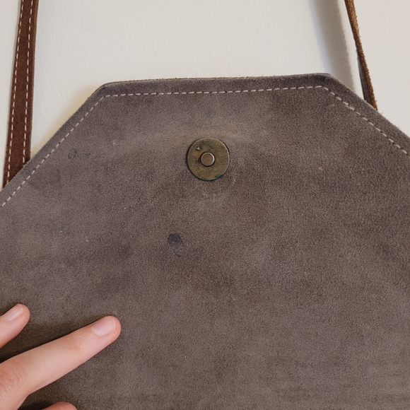 R.Riveter Shoulder Purse Canvas Leather - Picture 10 of 16